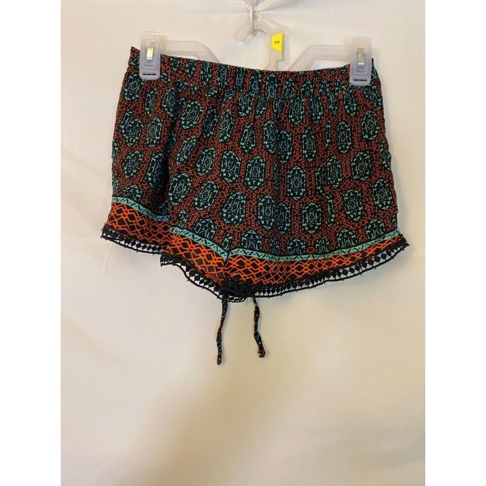 Shorts Boho Hippie Indie Women’s Small Coastal Grandma Beach Easy - Picture 3 of 3